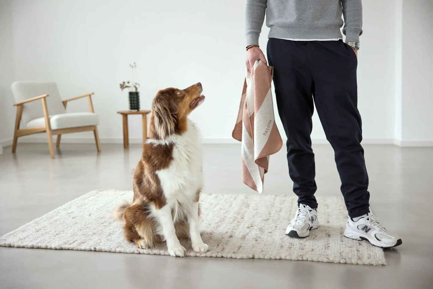 Hundedecke Ida Streifen Ahorn