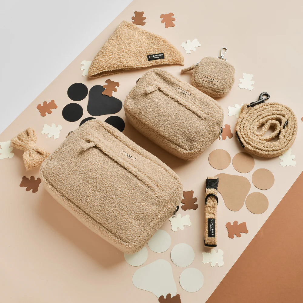 Gassitasche Teddy Beige