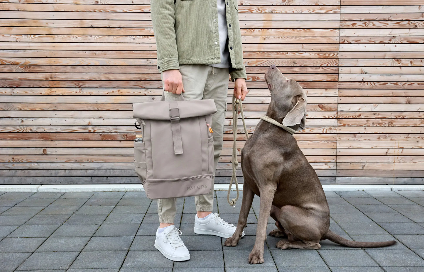 Rolltop Rucksack Yoska Taupe