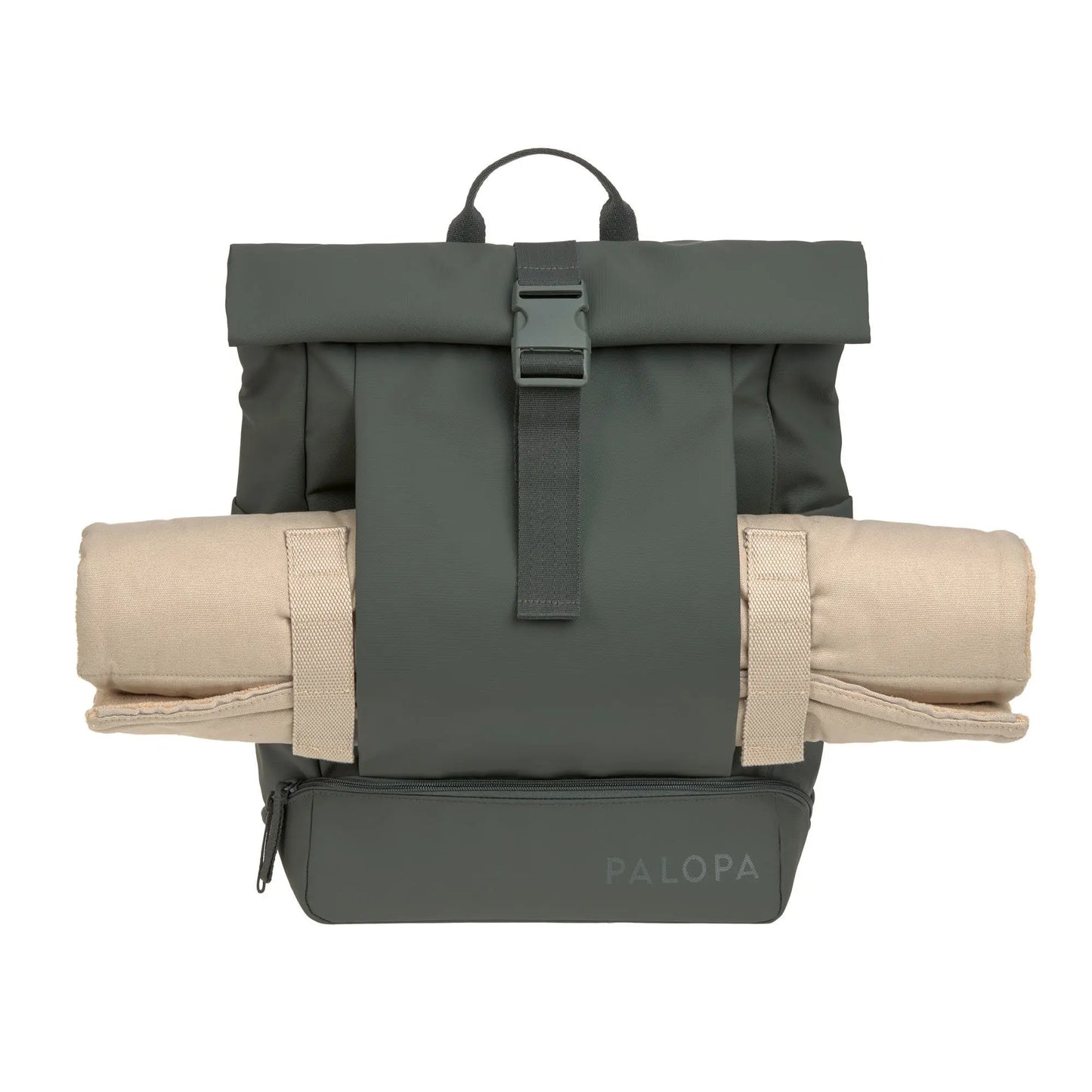 Rolltop Rucksack Yoska Dunkelgrün